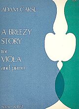 Adam Carse Notenblätter A breezy Story for viola and piano