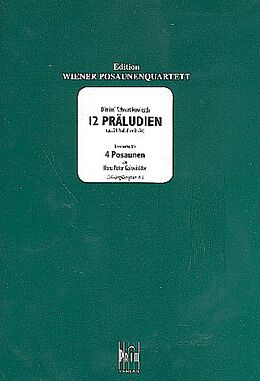 Dimitri Schostakowitsch Notenblätter 12 Präludien op.34