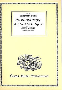 Benjamin J. Dale Notenblätter Introduction and Andante op.5
