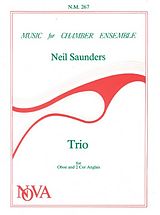 Neil Saunders Notenblätter Trio for oboe and 2 cors anglais