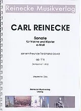 Carl Reinecke Notenblätter Sonate e-Moll op.116 für Violine und Klavier