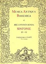 Jiri (Georg) Antonin Benda Notenblätter Sinfonie Nr.4 und Nr.6