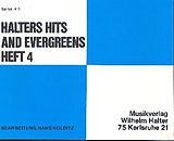  Notenblätter Halters Hits und Evergreens Band 4