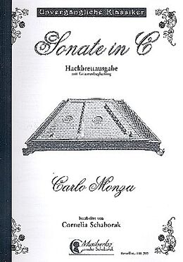 Carlo Monza Notenblätter Sonate C-Dur für Hackbrett und Gitarre