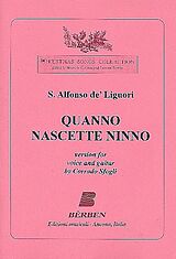 Alfons Maria de Liguori Notenblätter Quanno nascette Ninno