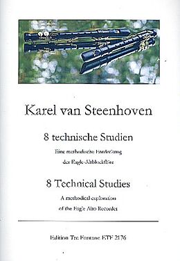 Karel van Steenhoven Notenblätter 8 technische Studien