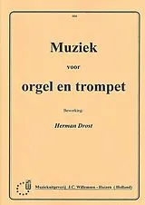  Notenblätter Muziek voor orgel en trompet