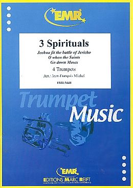  Notenblätter 3 Spirituals für 4 Trompeten