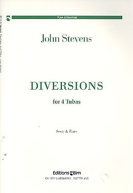 John Stevens Notenblätter Diversions for 4 tubas