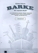 Günter Kaluza Notenblätter Barke für 2 Melodieinstrumente, Gitarre