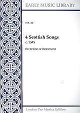  Notenblätter 4 Scottish Songs