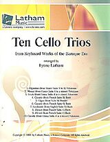  Notenblätter 10 Cello Trios