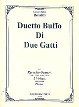 Gioacchino Rossini Notenblätter Duetto buffo di due gatti for 2 voices and