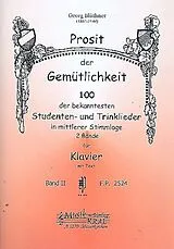  Notenblätter Prosit der Gemütlichkeit Band 2