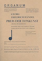 Georg Friedrich Händel Notenblätter Preis der Tonkunst für Sopran