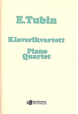 Eduard Tubin Notenblätter Quartett für Vioine, Viola, Violoncello