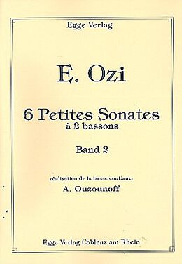 Etienne Ozi Notenblätter 6 petites sonates vol.2 pour