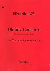Elizabeth Raum Notenblätter Olmütz Concerto for alto trombone and