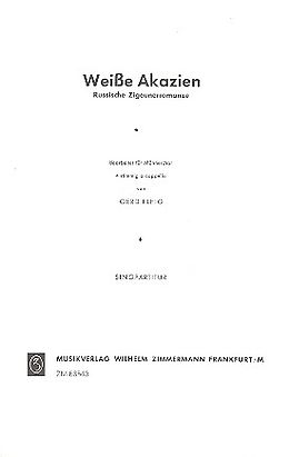  Notenblätter Weisse Akazien (Russische Volksweise)