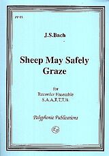 Johann Sebastian Bach Notenblätter Sheep may safely graze