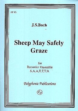 Johann Sebastian Bach Notenblätter Sheep may safely graze