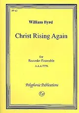 William Byrd Notenblätter Christ rising again
