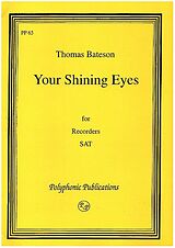 Thomas Bateson Notenblätter Your shining Eyes
