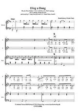Dick Bakker Notenblätter Ding-a-dong für gem Chor und Klavier