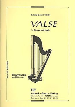 Roland Ganz Notenblätter Valse für Gitarre und Harfe