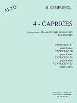 Bartolommeo Campagnoli Notenblätter Caprice no.35