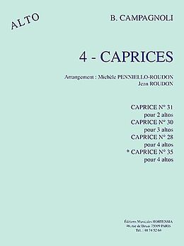 Bartolommeo Campagnoli Notenblätter Caprice no.35
