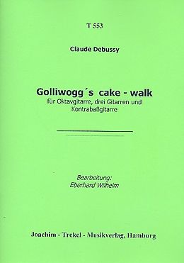 Claude Debussy Notenblätter Golliwoggs Cake-Walk