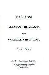 Pietro Mascagni Notenblätter Introduction and Chorus from