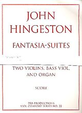 John Hingeston Notenblätter Fantasia-Suites a 3 vol.2 for 3 viols