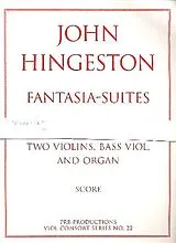 John Hingeston Notenblätter Fantasia-Suites a 3 vol.2 for 3 viols