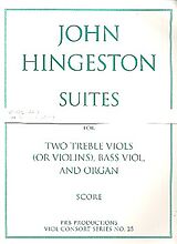 John Hingeston Notenblätter Fantasia-Suites a 3 vol.3