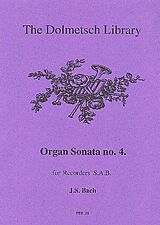  Notenblätter Organ Sonata no.4 for