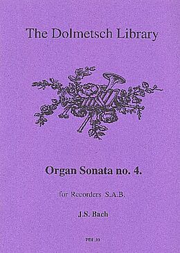  Notenblätter Organ Sonata no.4 for