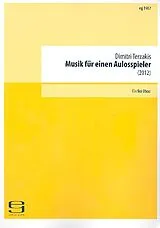 Dimitri Terzakis Notenblätter Musik für einen Aulosspieler