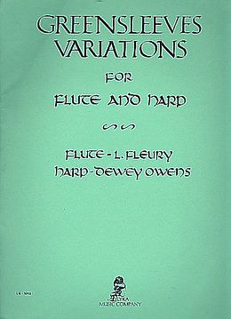  Notenblätter Greensleeves Variations for flute and harp