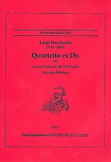 Luigi Boccherini Notenblätter Quartetto ex Dis für Horn, Violine
