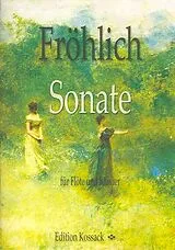 Johann Frederick Fröhlich Notenblätter Sonate a-Moll