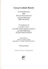 Georg Friedrich Händel Notenblätter Sinfonia pastorale und Triumphmarsch