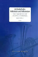  Notenblätter 46 Kinderlieder, Volkslieder und