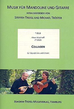 Klaus Wüsthoff Notenblätter Collagen für Mandoline und Gitarre