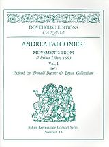 Andrea Falconiero Notenblätter Movements from Il libro primo vol.1 for
