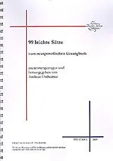  Notenblätter 99 leichte Sätze zum neuapostolischen Gesangbuch