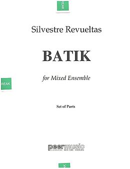 Silvestre Revueltas Notenblätter Batik