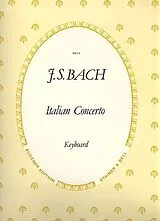 Johann Sebastian Bach Notenblätter Italian Concerto BWV971