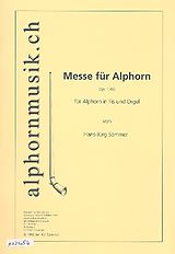 Hans-Jürg Sommer Notenblätter Messe op.136 für 1-2 Alphörner in Fis